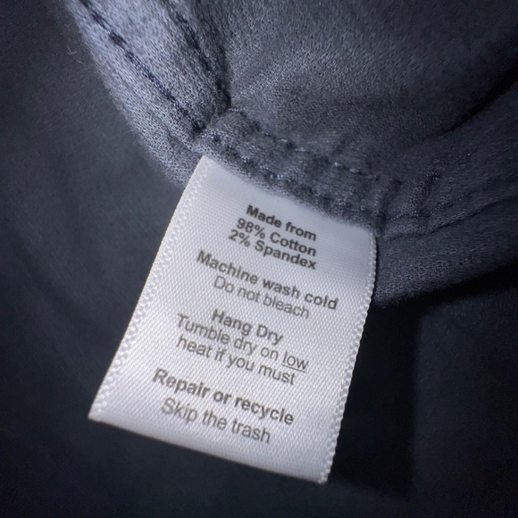 Poncho Men's XXXL Regular The Dusty Burro Corduroy Dark Gray Pearl Snaps Western - Picture 10 of 13